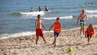 Skagen-drenge tog fodboldtræningen til stranden